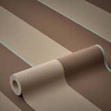 KEK Amsterdam Frans Uyterlinde Behang Bold Stripes strepen behang beige bruin FU-005