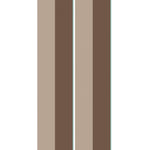 KEK Amsterdam Frans Uyterlinde Behang Bold Stripes strepen behang beige bruin FU-005