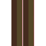 KEK Amsterdam Frans Uyterlinde Behang Bold Stripes strepen behang bruin groen roze FU-009