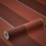 KEK Amsterdam Frans Uyterlinde Behang Bold Stripes strepen behang roze burgundy lichtblauw FU-011