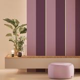 KEK Amsterdam Frans Uyterlinde Behang Bold Stripes strepen behang paars FU-014