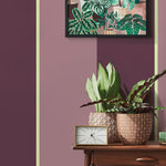 KEK Amsterdam Frans Uyterlinde Behang Bold Stripes strepen behang paars FU-014