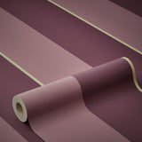 KEK Amsterdam Frans Uyterlinde Behang Bold Stripes strepen behang paars FU-014