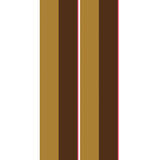 KEK Amsterdam Frans Uyterlinde Behang Bold Stripes strepen behang okergeel bruin FU-015