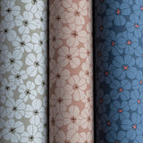 Langelid von bromssen flower shower bloemenbehang voor de kinderkamer blauw