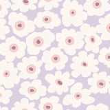 Bloemen fotobehang kinderkamer meisjeskamer Bloom! Papr Walls Lila