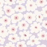 Bloemen fotobehang kinderkamer meisjeskamer Bloom! Papr Walls Lila