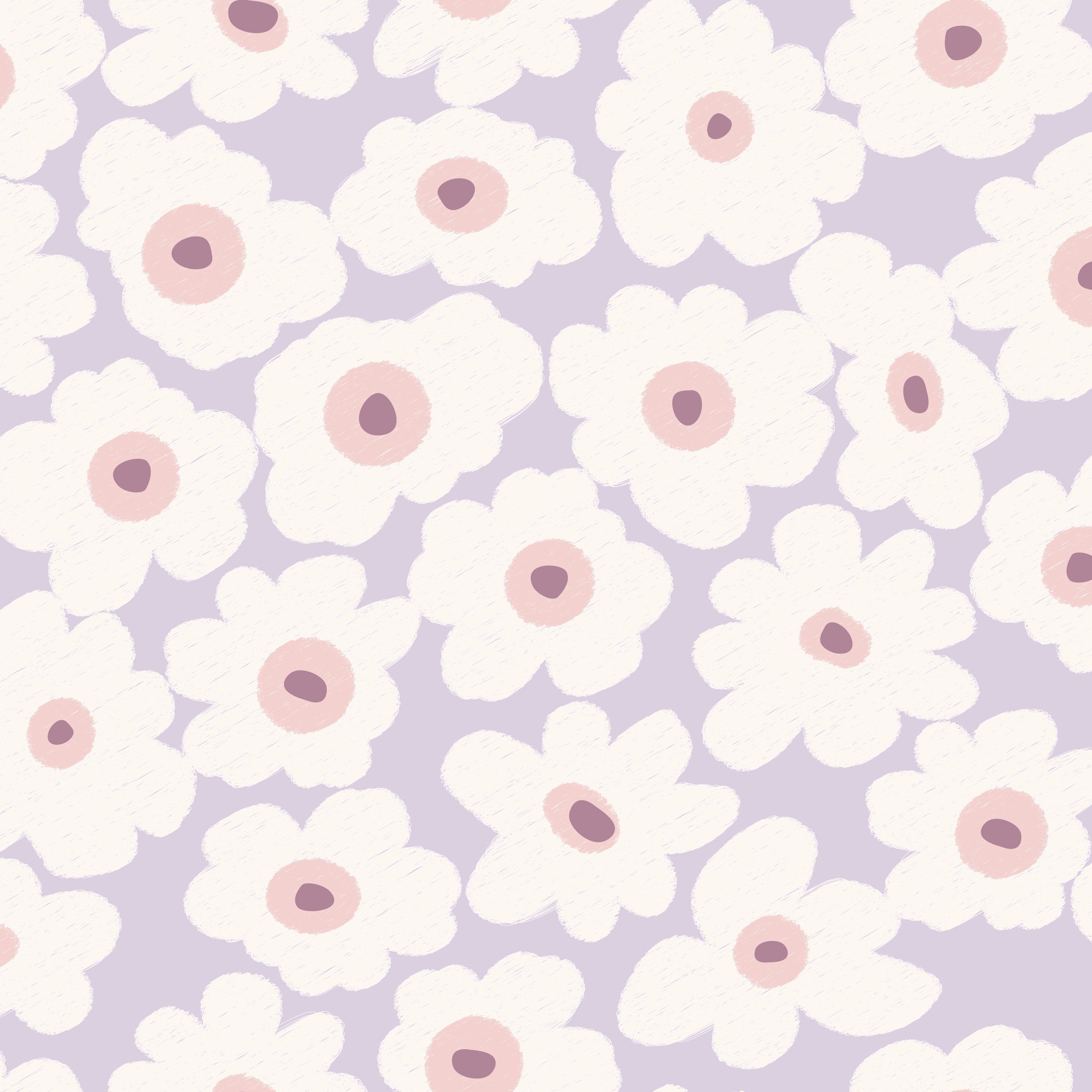 Bloemen fotobehang kinderkamer meisjeskamer Bloom! Papr Walls Lila