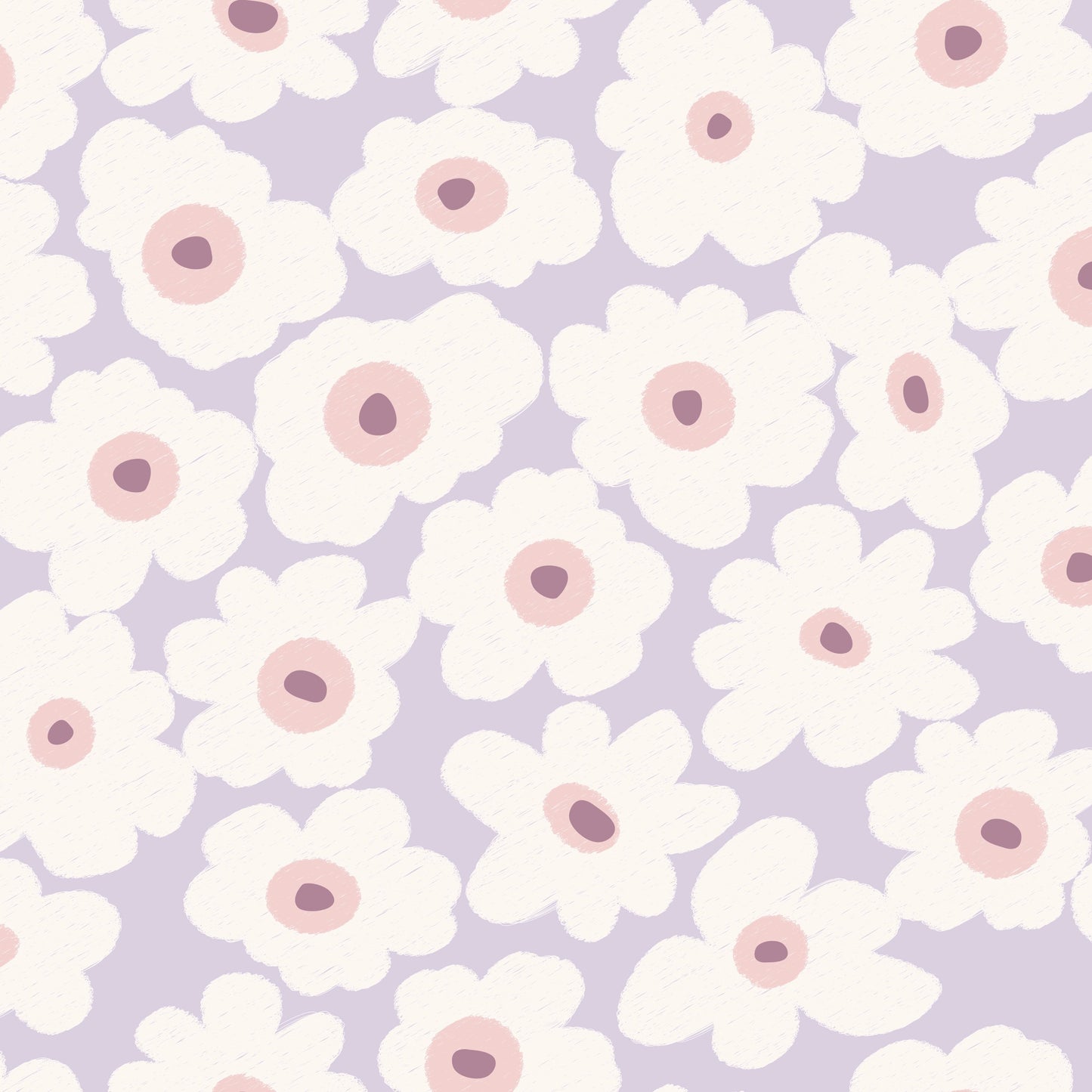 Bloemen fotobehang kinderkamer meisjeskamer Bloom! Papr Walls Lila
