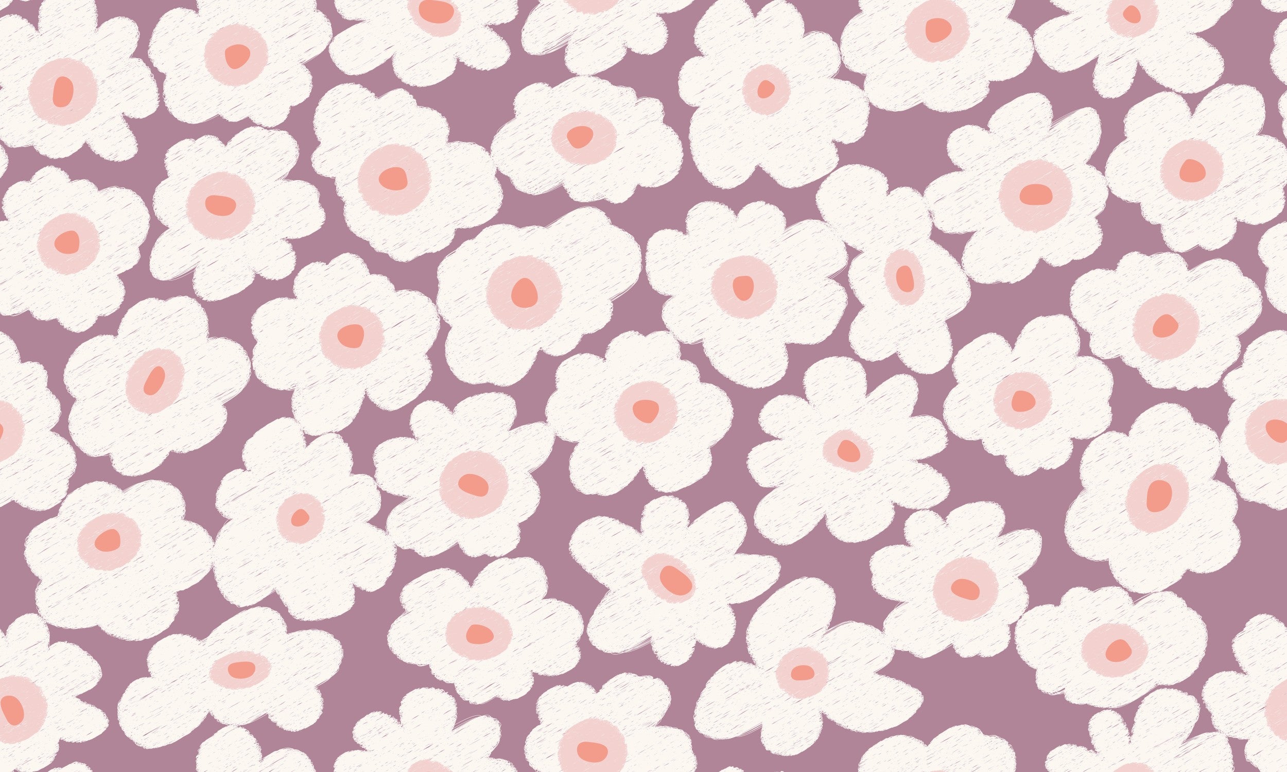 Bloemen fotobehang kinderkamer meisjeskamer Bloom! Papr Walls mauve