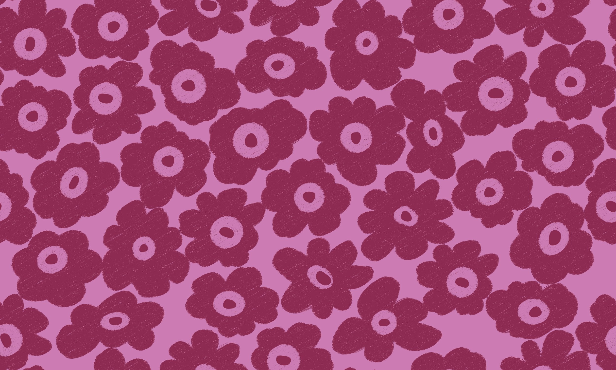 Bloemen fotobehang kinderkamer meisjeskamer Bloom! Papr Walls roze burgundy