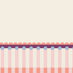 Fotobehang kinderkamer lambrisering meisjeskamer koraal roze papr walls meet me halfway Papr Walls