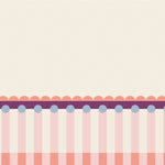 Fotobehang kinderkamer lambrisering meisjeskamer koraal roze papr walls meet me halfway