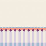 Fotobehang kinderkamer lambrisering meisjeskamer lila roze lichtblauw papr walls meet me halfway