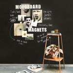 Magnetisch krijtbord behang van Groovy magnets zwart kinderkamer keuken woonkamer