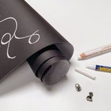 Magnetisch krijtbord behang van Groovy magnets zwart kinderkamer keuken woonkamer