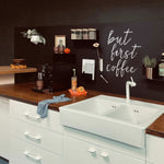 Magnetisch krijtbord behang van Groovy magnets zwart kinderkamer keuken woonkamer