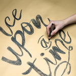 Groovy Magnets magnetisch en beschrijfbaar behang voor de kinderkamer woonkamer keuken goud