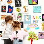 Groovy Magnets magnetisch en beschrijfbaar behang voor de kinderkamer woonkamer keuken wit