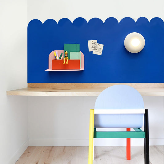 Groovy Magnets magnetische muursticker met boogjes voor kinderkamer jongenskamer blauw