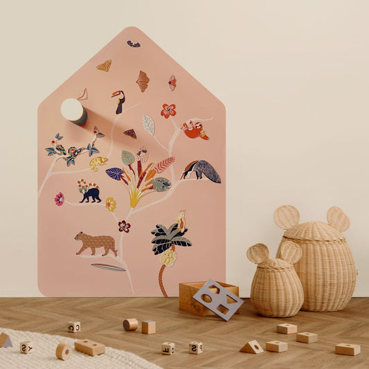 Groovy Magnets magnetische muursticker huisje voor kinderkamer meisjeskamer nude