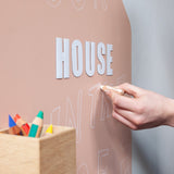 Groovy Magnets magnetische muursticker huisje voor kinderkamer meisjeskamer nude