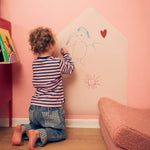 Groovy Magnets magnetische muursticker huisje voor kinderkamer meisjeskamer nude