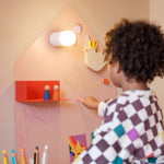 Groovy Magnets magnetische muursticker huisje voor kinderkamer meisjeskamer lichtroze