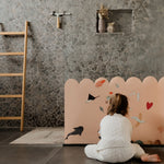 Groovy Magnets magnetische muursticker met boogjes voor kinderkamer meisjeskamer nude roze