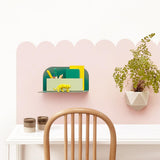 Groovy Magnets magnetische muursticker met boogjes voor kinderkamer meisjeskamer lichtroze