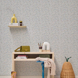 Bibelotte Wallpaper Flora - Ice Blue