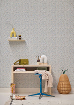 Bibelotte Wallpaper Flora - Ice Blue