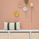 Bibelotte Wallpaper Porto - Salmon
