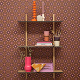 Bibelotte Wallpaper Porto - Chestnut