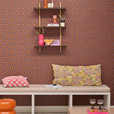 Bibelotte Wallpaper Porto - Chestnut