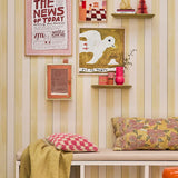Bibelotte Wallpaper Striped Nola - Lemon