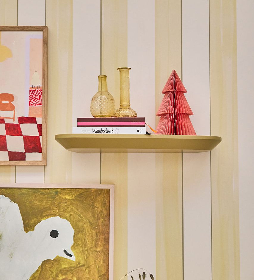 Bibelotte Wallpaper Striped Nola - Lemon