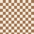 Geruit behang kinderkamer bruin beige van Studio Pieni Jip