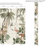 Annet Weelink Jungle Jazz behang voor de kinderkamer off white