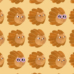 Aniek Bartels x Meet me at the wall lion heads butter yellow geel meisjeskamer 