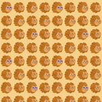 Aniek Bartels x Meet me at the wall lion heads butter yellow geel meisjeskamer 