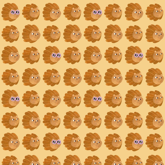 Aniek Bartels x Meet me at the wall lion heads butter yellow geel meisjeskamer 