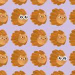 Aniek Bartels x Meet me at the wall lion heads lilac lila meisjeskamer 