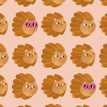 Aniek Bartels x Meet me at the wall lion heads pale pink roze meisjeskamer 