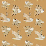 Aniek Bartels x Meet me at the wall owl uilen dierenbehang behang meisjeskamer babykamer geel 