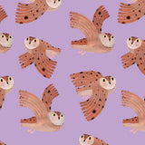 Aniek Bartels x Meet me at the wall owl uilen dierenbehang behang meisjeskamer babykamer
