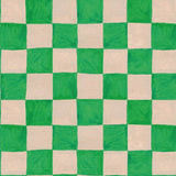 Aniek Bartels x Meet me at the wall geblokt behang groen jongenskamer 