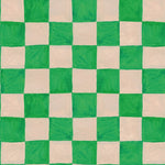 Aniek Bartels x Meet me at the wall geblokt behang groen jongenskamer 