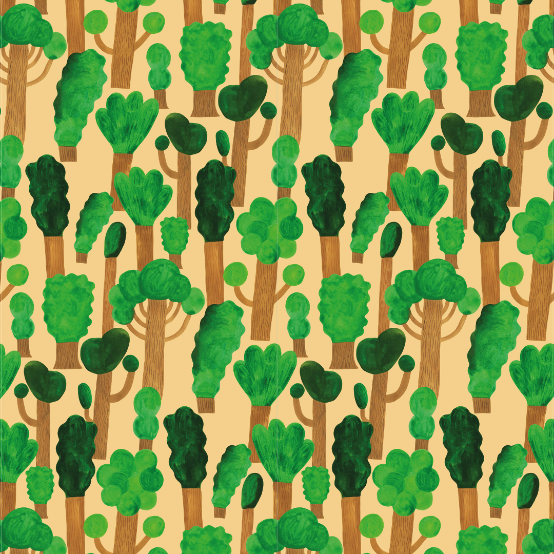 Aniek Bartels x Meet me at the wall trees bomen behang natuur neutrale kinderkamer jongenskamer meisjeskamer babykamer