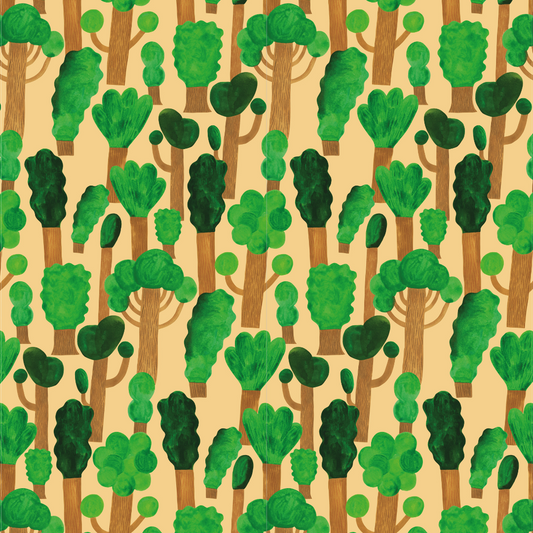 Aniek Bartels x Meet me at the wall trees bomen behang natuur neutrale kinderkamer jongenskamer meisjeskamer babykamer